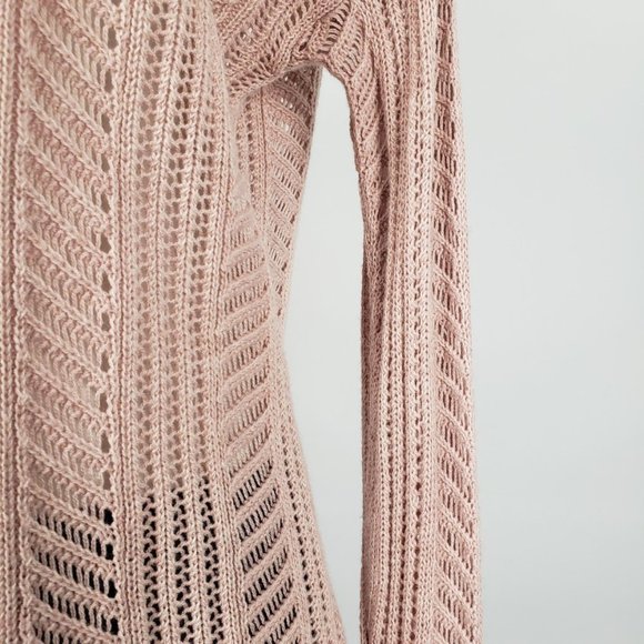 AEO Blush Pink Knit Sweater Size S - Picture 3 of 12